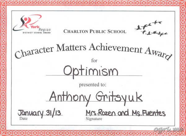 certificate-for-optimism